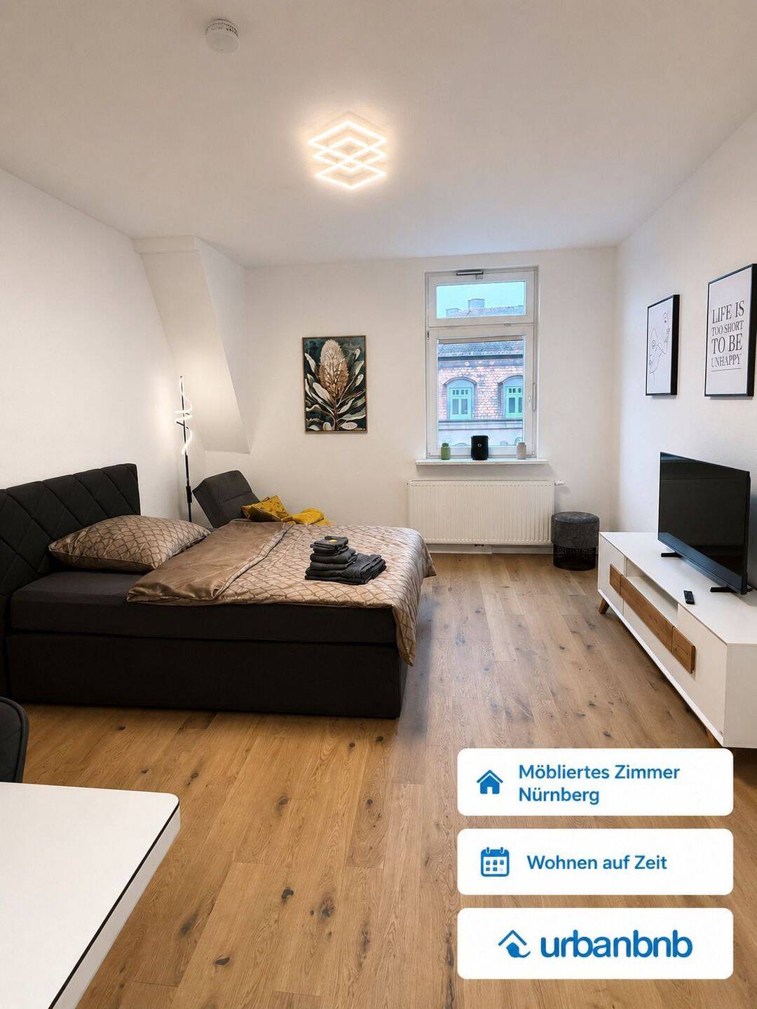 Möbliertes WG-Zimmer Nürnberg - Wohnen auf Zeit ab 1 Monat