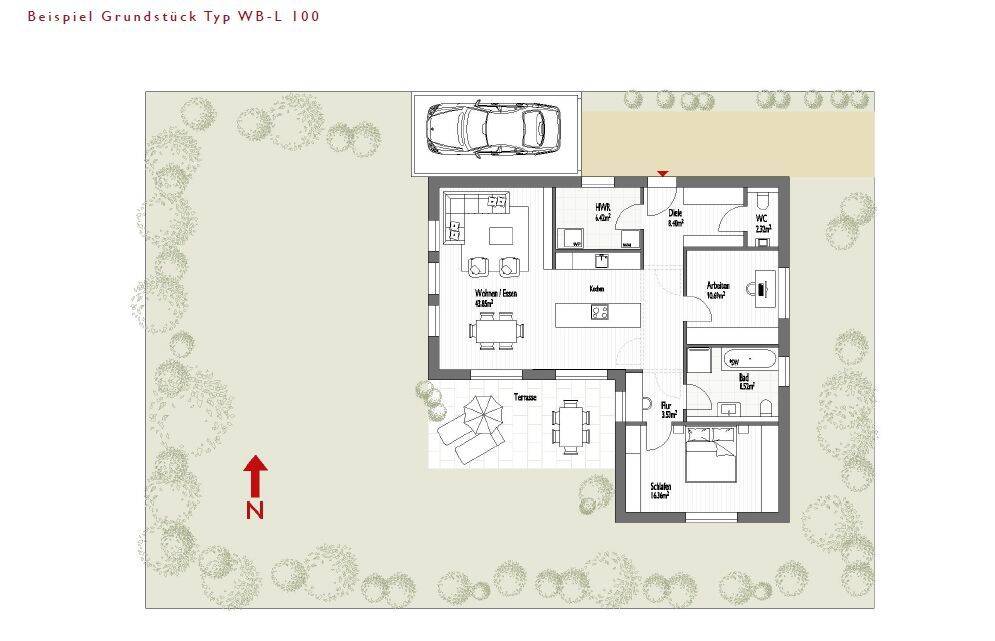 Willkommen im Wacholderweg I Freistehende Bungalowvarianten, 3 - 4 Zimmer, ca. 100 - 120 m² in begehrter Wohnlage – Langwedel – Vorschaubild 4