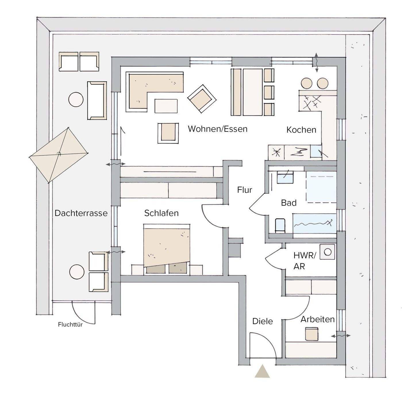 Alterswohnsitz Penthouse in Erlenstegen – Nürnberg – Vorschaubild 4