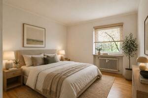 Nicht aufwendig zu renovieren: 3-Zimmer-Wohnung mit Balkon und eigenem Garagenplatz – 80939 München – Vorschaubild 3