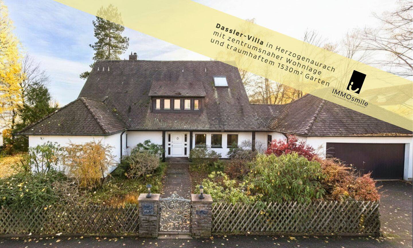 Exklusive Dassler-Villa mit 10 Zimmern in Herzogenaurach - Wohnen mit Geschichte – Herzogenaurach – Bild 1 von 8
