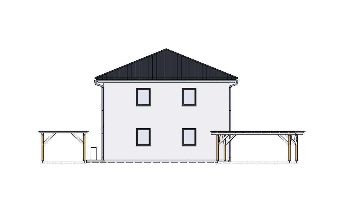 Fertig projektierte Doppelhaushälfte 131 m² inkl. 250 m² Grundstück, Dachgeschoss ausbaufähig – Hirschaid – Vorschaubild 6