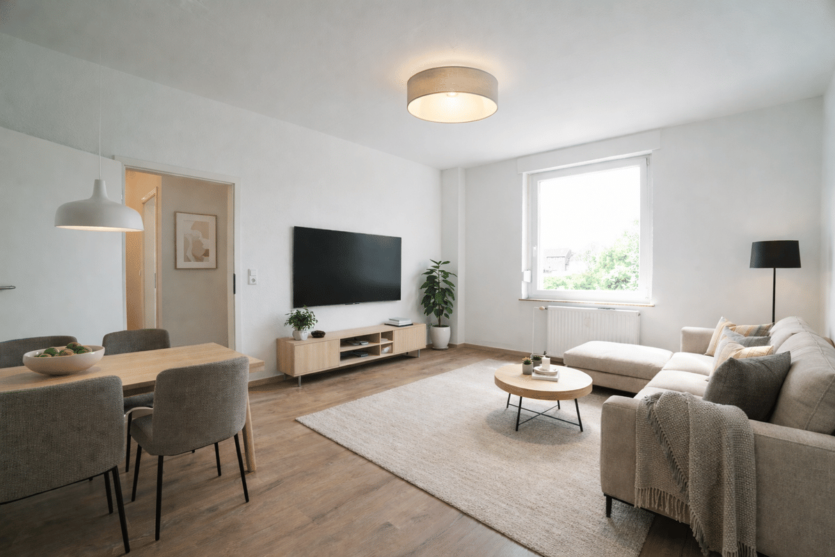 Saniert, modern & bezugsfrei: Attraktive 3,5-Zimmer-Wohnung in Dortmund-Holte – 44388 Dortmund – Bild 1 von 9