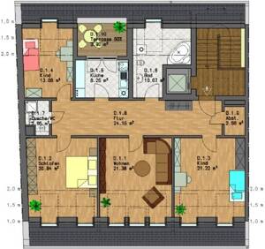 Großzügige 4-Raum Wohnung mit Dachterrasse, Zentrum West – 4109 Leipzig – Vorschaubild 1