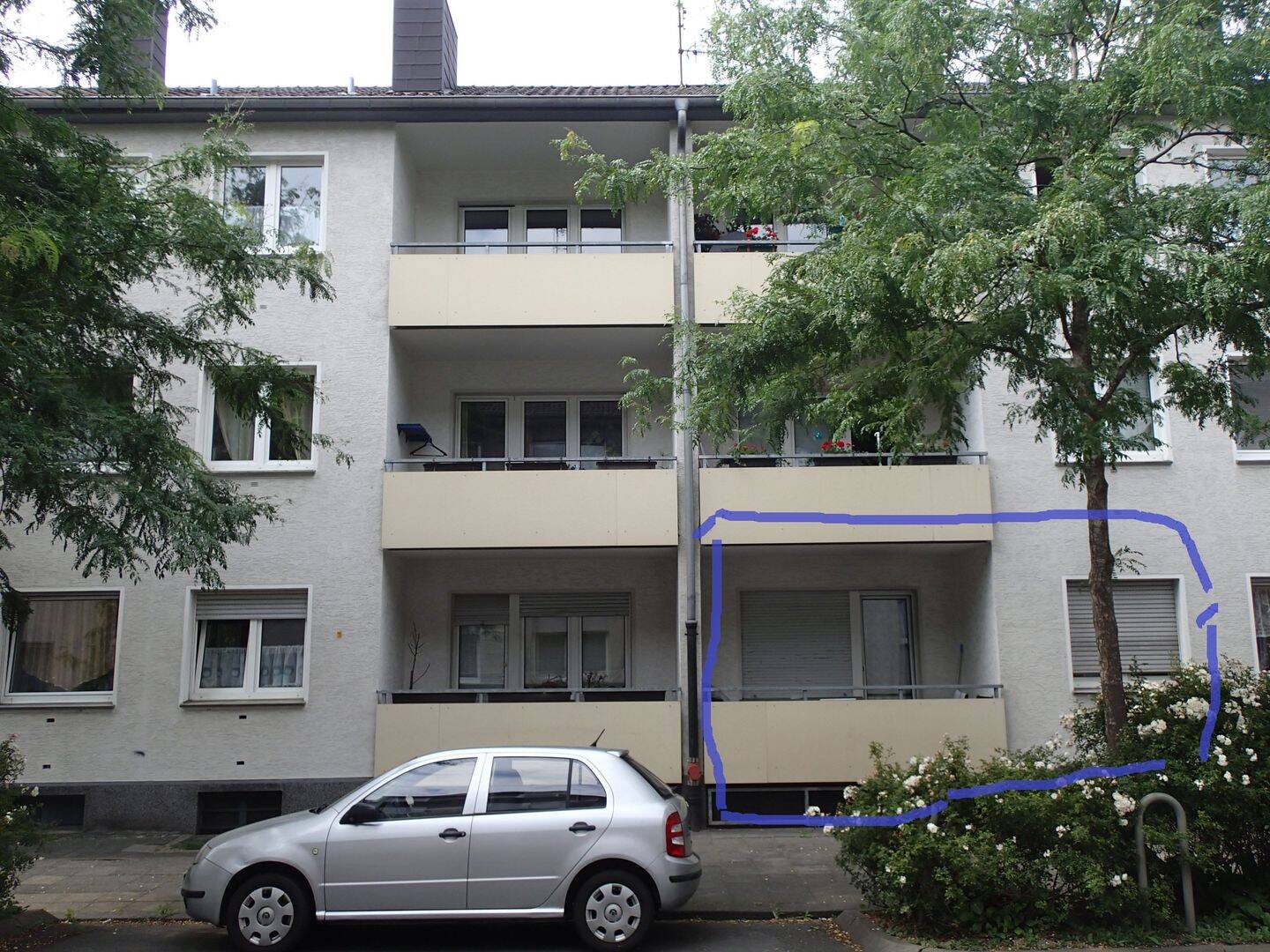 KR-Spinnereistr. 11; EG:ca. 51,21qm, 2 Zi.KDB; Loggia; renoviert – Krefeld – Vorschaubild 2