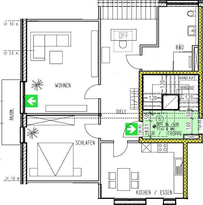 Erstbezug 2,5 Zimmer Direkt am Park – Bonn – Vorschaubild 4