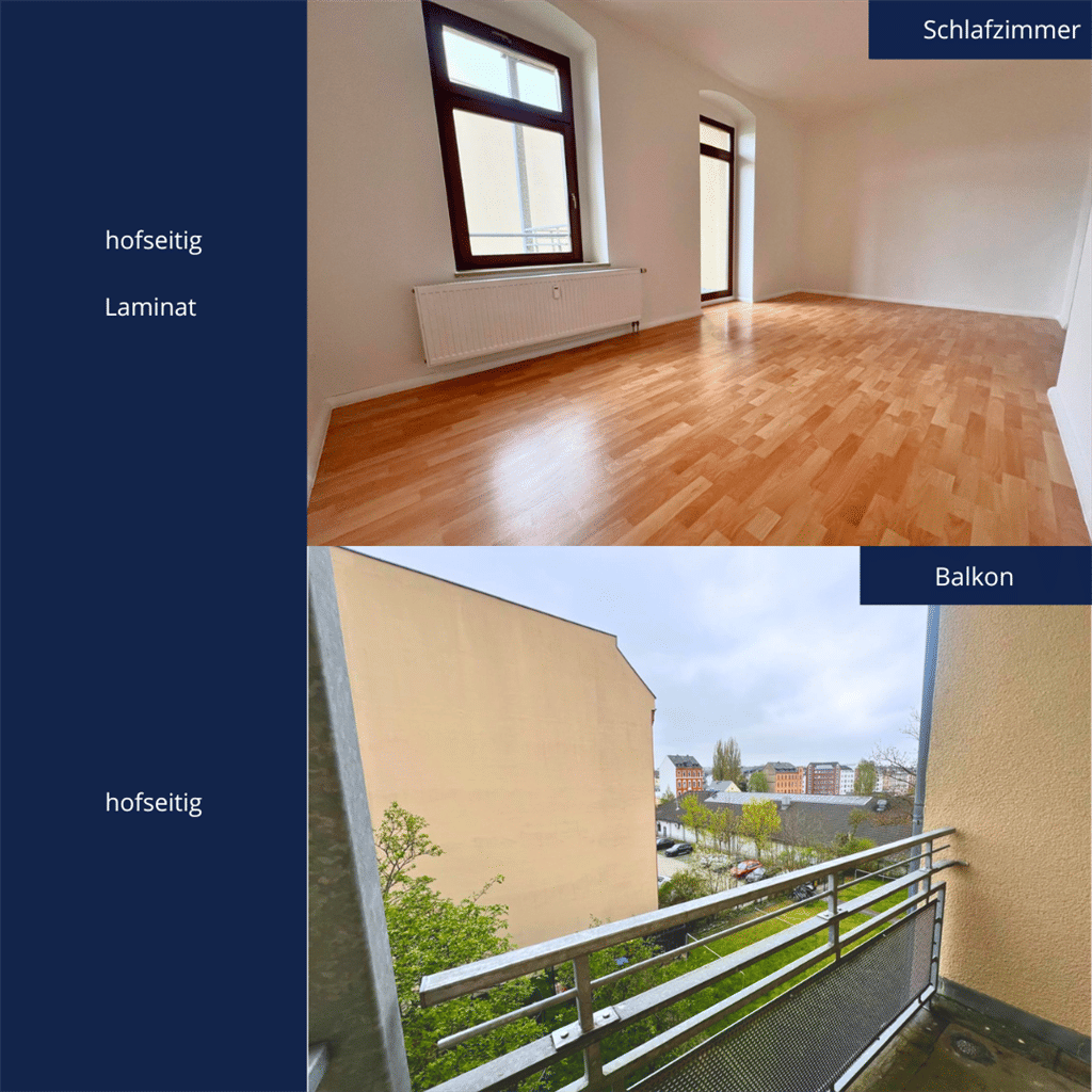 2-Zi.-Whg. mit Balkon auf dem Kaßberg sucht neue Mieter :)) – Chemnitz – Vorschaubild 4