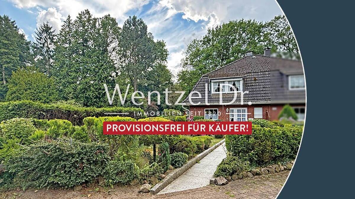 Attraktive Doppelhaushälfte am Ende einer Sackgasse in Hamburg-Boberg - Wentzel Dr. – 21033 Hamburg – Bild 1 von 9