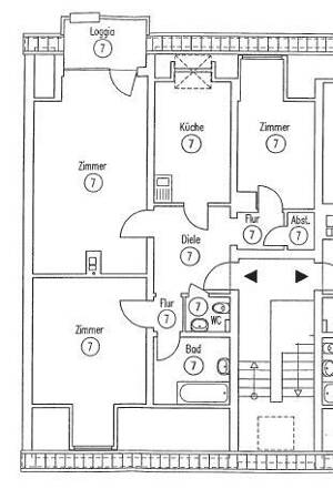 Gemütliche DG-Wohnung mit Balkon in Altenbochum – Velsstr. 119, 44803 Mitte – Vorschaubild 4