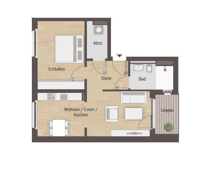 Steuervorteile durch Neubau-AfA sichern, Schöne 2 Zimmer in der Innenstadt