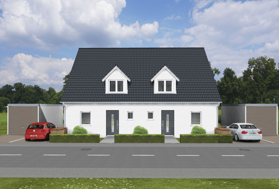 Doppelhaushälften Neubau in Schwarzenbruck Ortsteil Lindelburg – Schwarzenbruck – Vorschaubild 4
