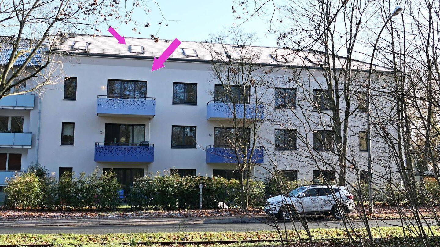 Lebenswerte Maisonette-Wohnung mit großem Dach-Atelier