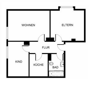 Jetzt frei! 3-Zimmer-Wohnung in Gelsenkirchen Hassel – 45896 Gelsenkirchen – Vorschaubild 7
