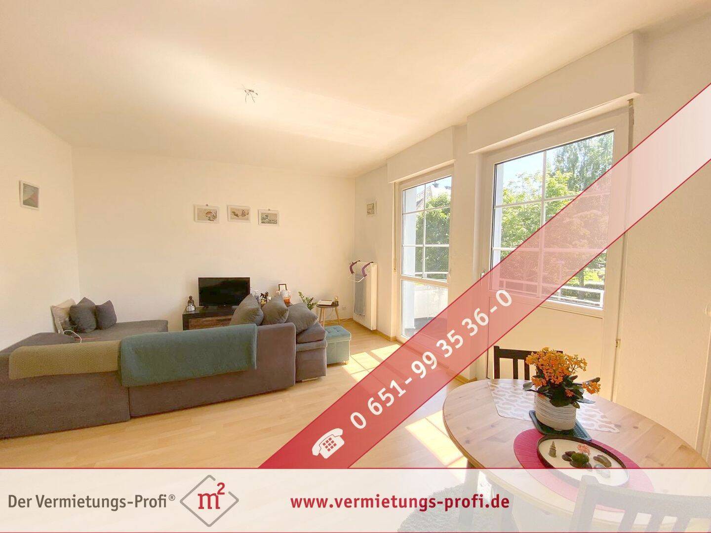Trier-Nord: Traumhafte Wohnung in zentraler Lage: 3 Zimmer, Einbauküche, 2 Balkone & Garage!