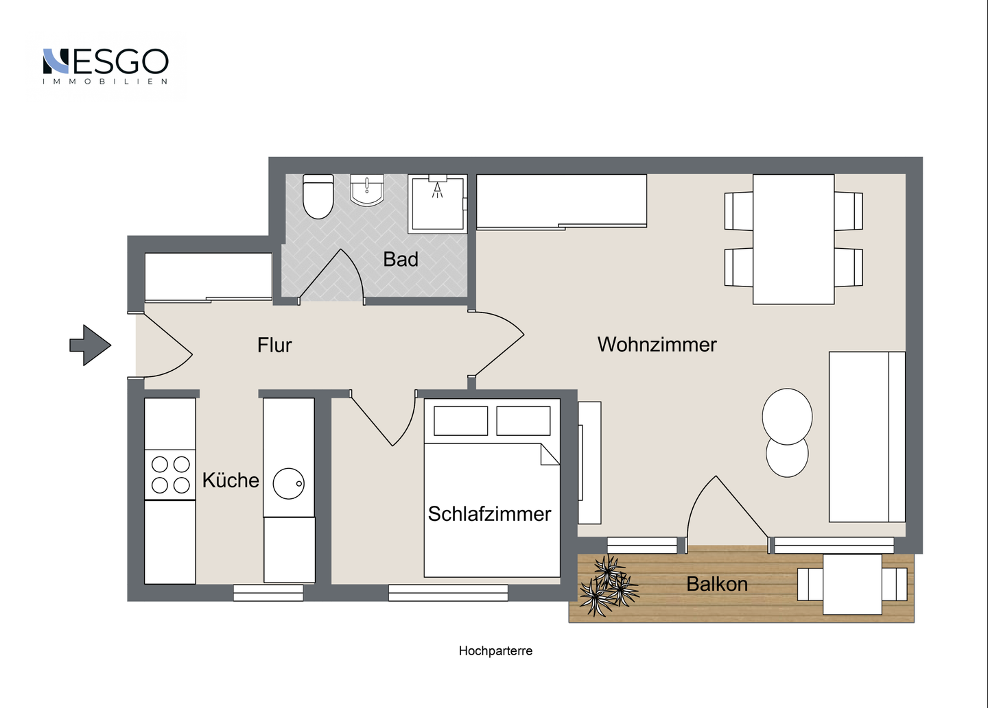Entscheiden Sie selbst: Eigennutzung oder Investment - Moderne 2 Zi-Whg mit SW-Blk & top Anbindung – Berlin – Vorschaubild 8