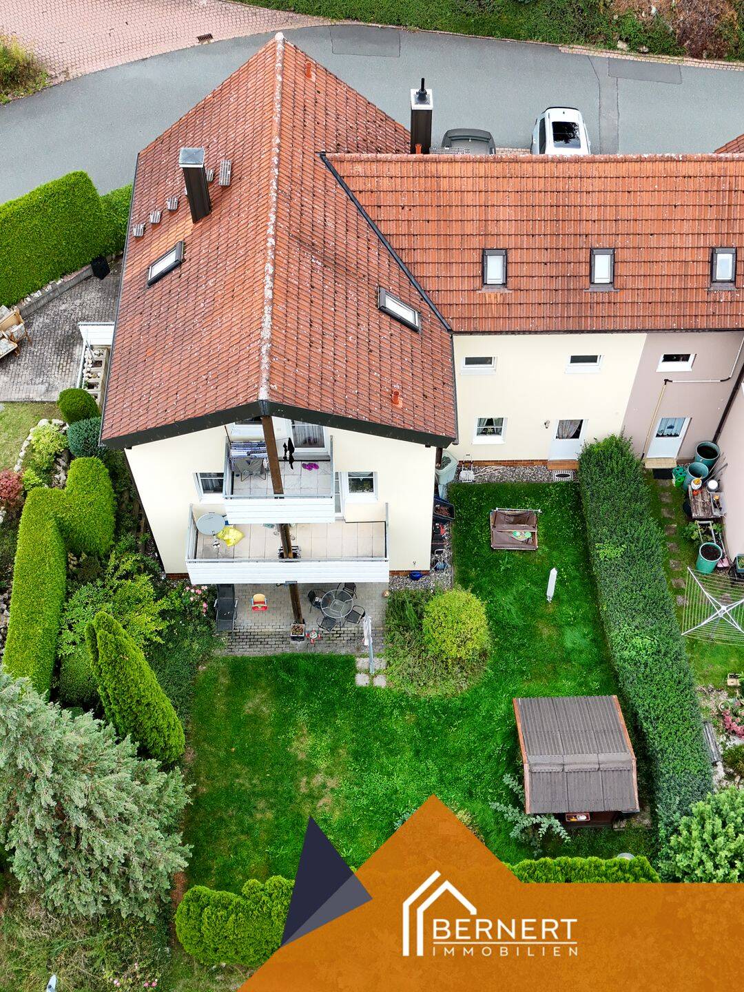 Eigentumswohnung zur späteren Eigennutzung mit eigenem Garten im Zweifamilienhaus