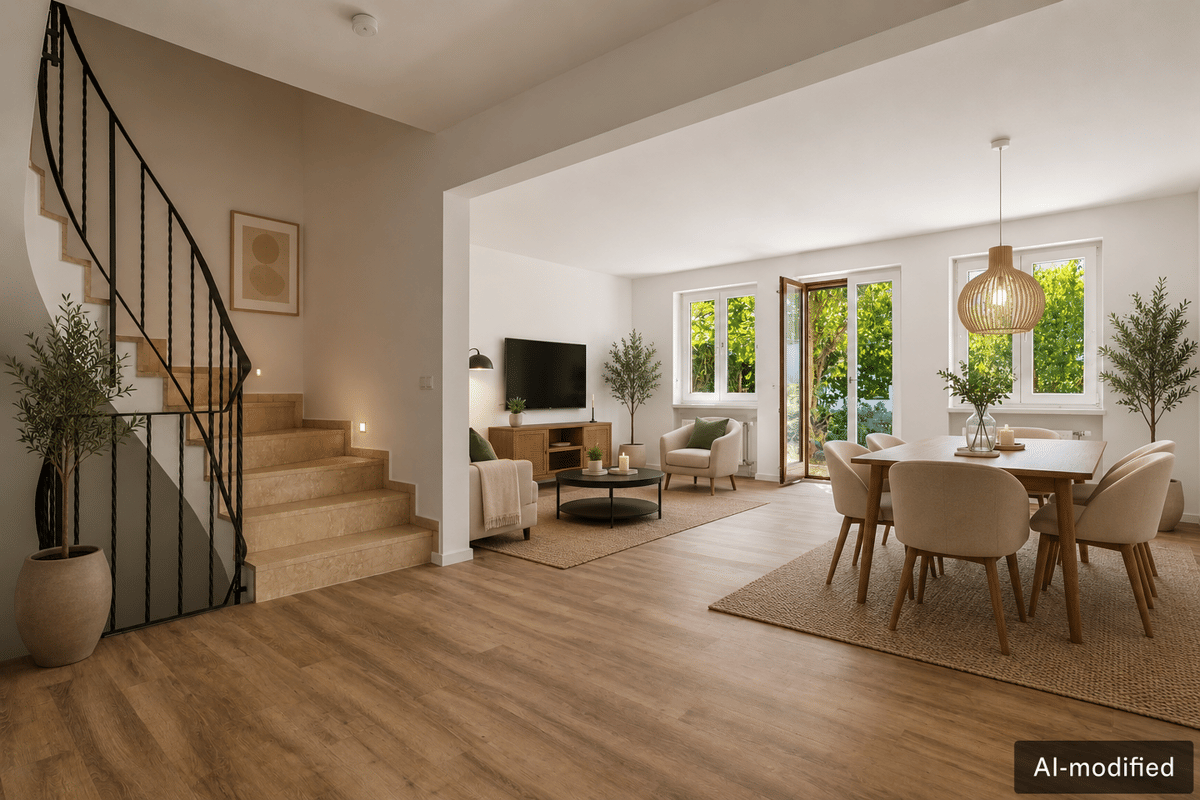 Familienfreundliches Reihenhaus mit Südwestgarten in der Fasanerie – 80995 München – Bild 1 von 9