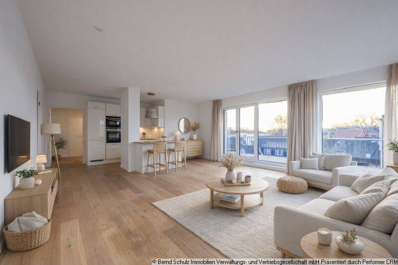 modernes Penthouse mit 80m² Dachterrasse – Hamburg – Vorschaubild 6