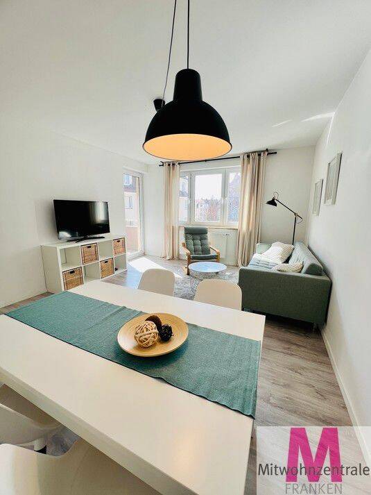 Voll möblierte, modern eingerichtete 3-Zimmer-Wohnung mit Balkon in Schoppershof – Nürnberg – Vorschaubild 5