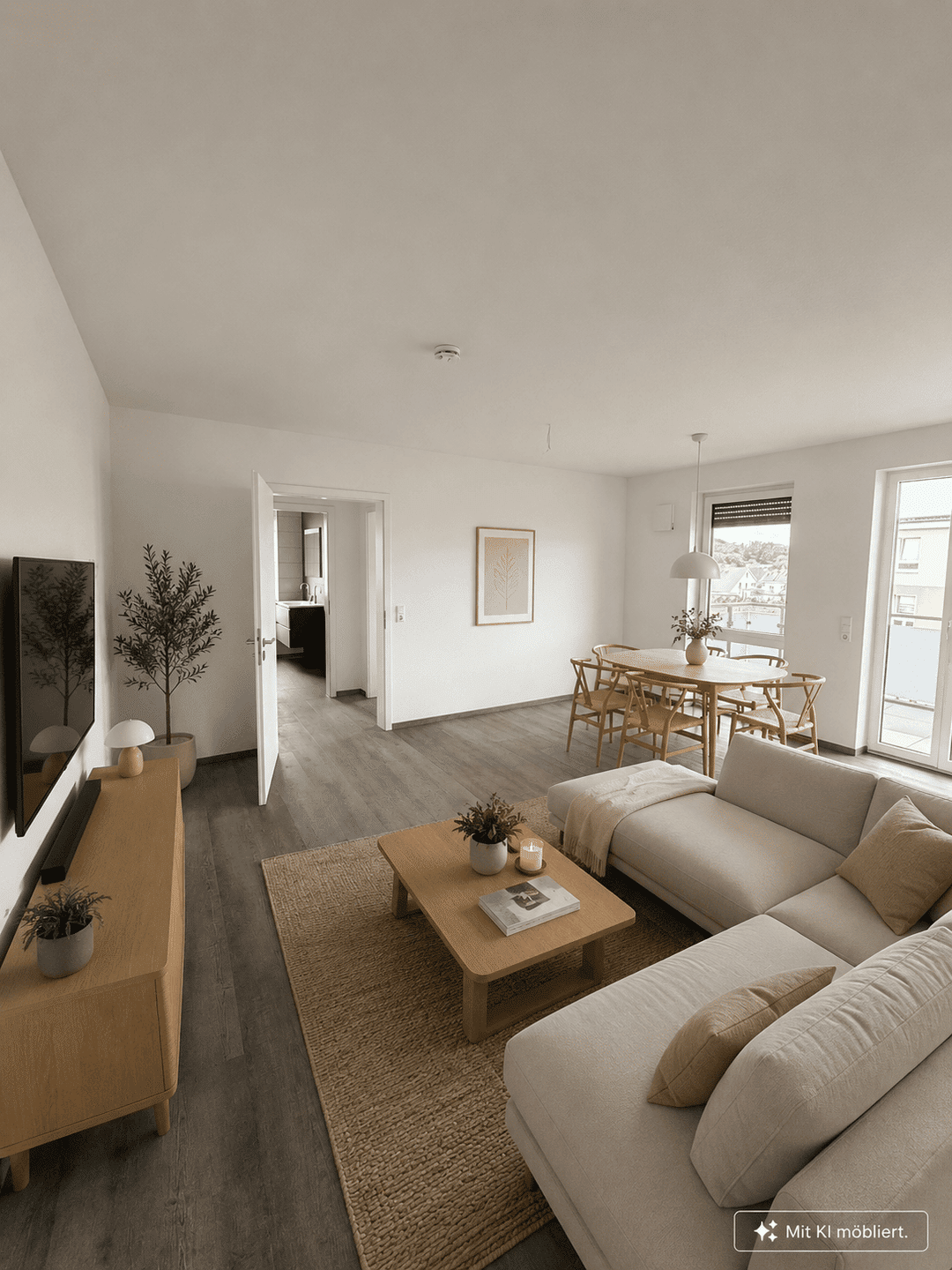 Lichtdurchflutete 3 Zimmer- Obergeschosswohnung mit Einbauküche in Osnabrück