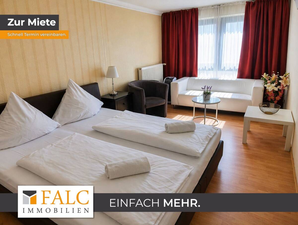 Bezugsfreie, voll möblierte Wohnung im Zentrum von Düsseldorf - All-Inclusive Miete – 40227 Düsseldorf – Bild 1 von 4
