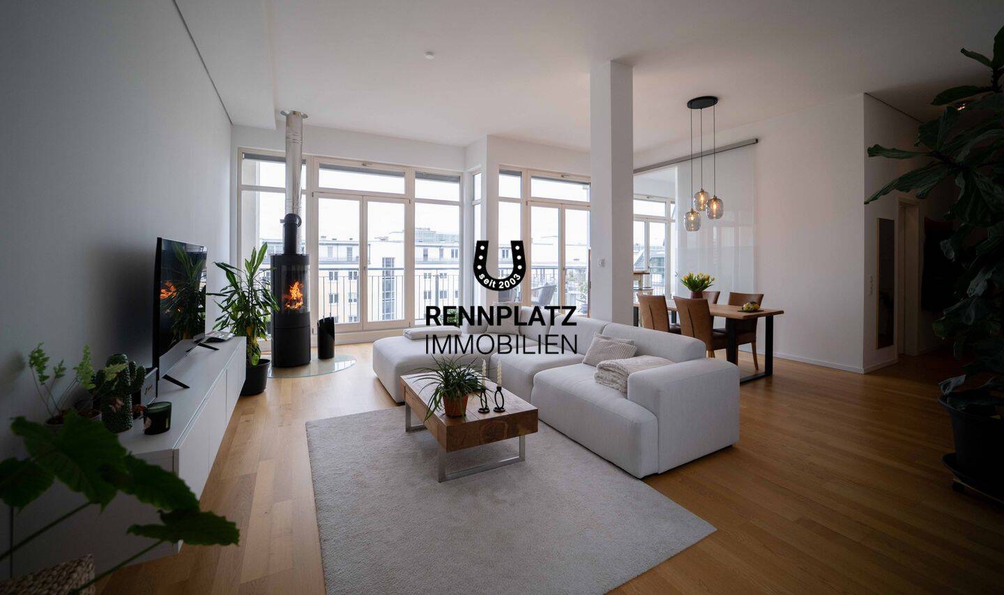 Luxus-Penthouse in Berlin-Mitte mit Dachterrasse, Kamin und 360-Grad-Skylineblick! – Berlin – Bild 1 von 9