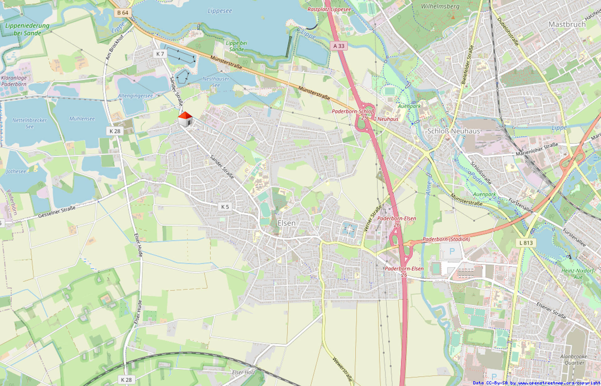 Etagenwohnung in 33106 Paderborn / Elsen mit 74,89 m² kaufen