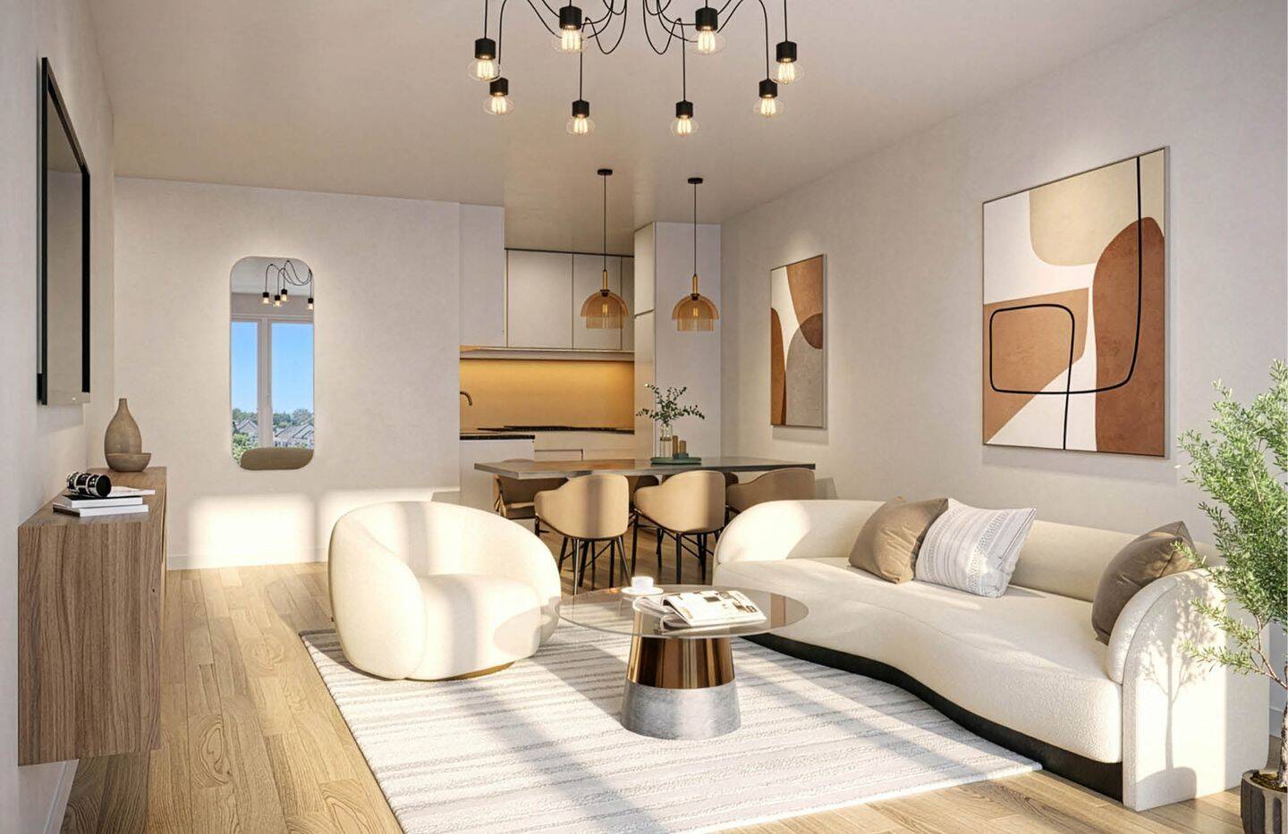 BLOSSOM - moderner, stadtnaher Neubau, 2-Zimmer-Wohnung mit Balkon
