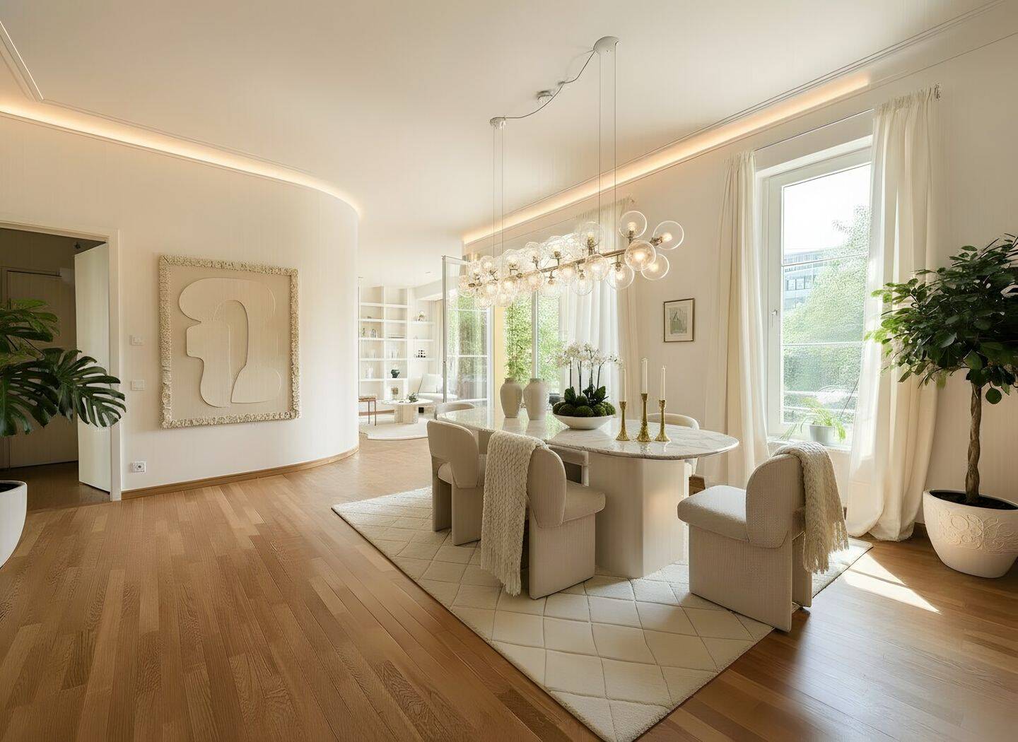 Exklusive Wohnung mit Wasserblick, Südwest-Ausrichtung und zwei Stellplätzen – Berlin – Vorschaubild 2