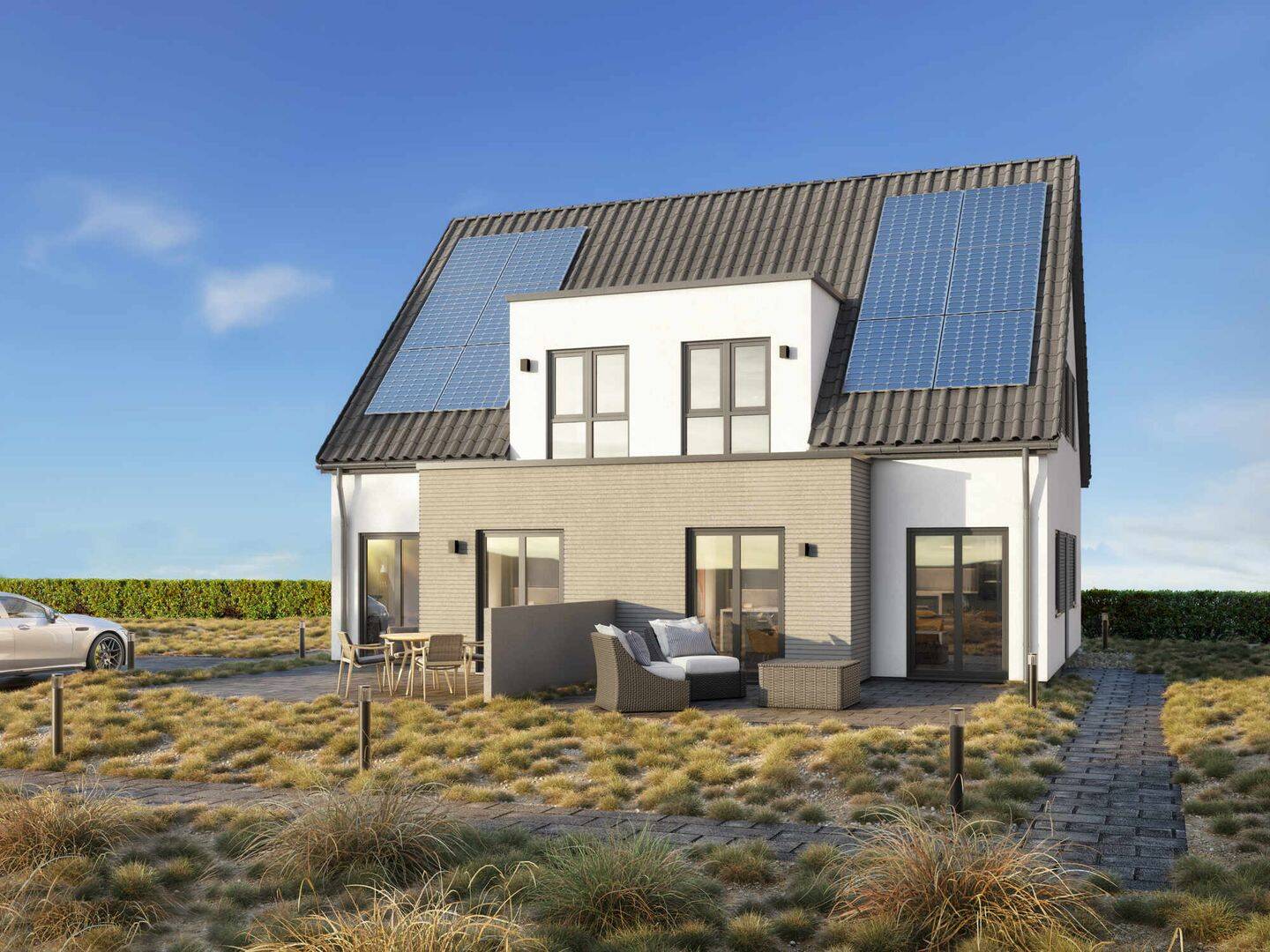 Strandnahes Wohnen in Kellenhusen - KfW-55-Doppelhaushälfte mit FeWo-Erlaubnis, Terrasse & Garten – Kellenhusen – Vorschaubild 3