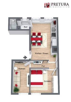 2-Zimmerwohnung in der Neckarstadt-West – 68169 Mannheim – Vorschaubild 3