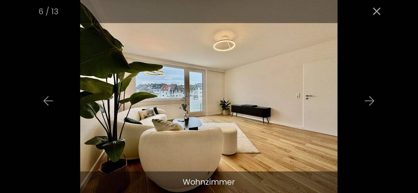 Möblierte 2-Zimmer-Wohnung mit Balkon: Erstbezug nach Modernisierung im Herzen Düsseldorfs! – Düsseldorf – Vorschaubild 6