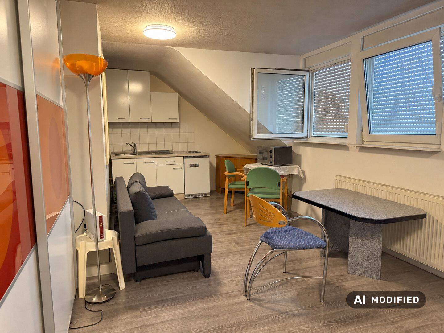 Gepflegte 1-Zimmer-Wohnung im Dachgeschoss - Ideal für Kapitalanleger