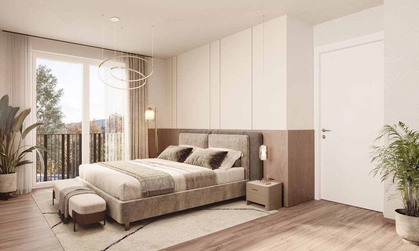 Traumhafte 4-Zimmer-Dachgeschosswohnung mit Südwest-Dachterrasse – Garching bei München – Vorschaubild 4