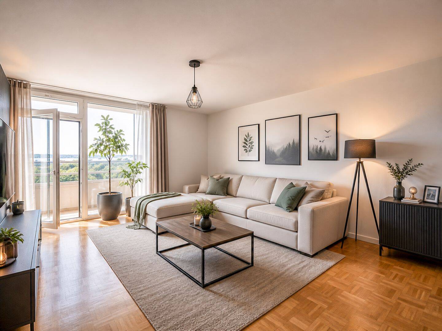 Wohnen über den Dächern Aubings - Helle 3-Zi.-Wohnung im 9. OG