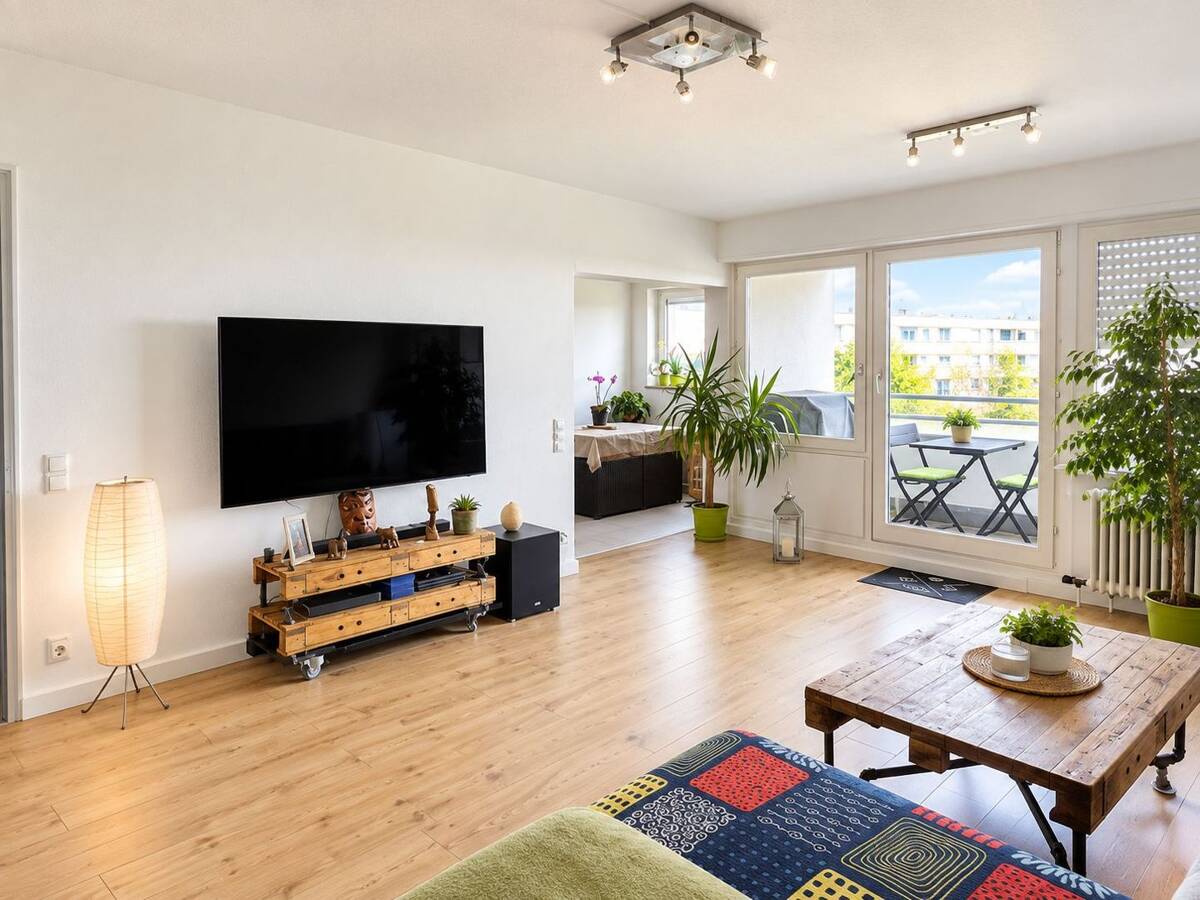 Attraktive 3-Zimmer-Wohnung mit Balkon & TG-Stellplatz in begehrter Mannheimer Lage! – 68163 Mannheim – Bild 1 von 9