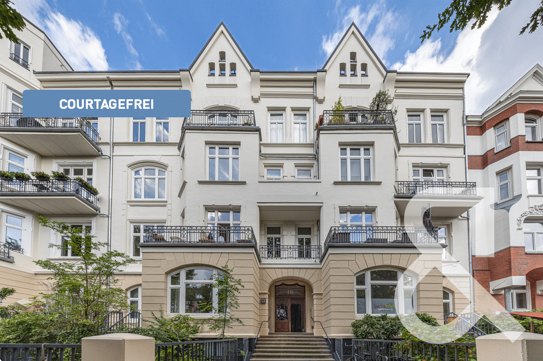 Altbauwohnung mit Entwicklungspotential in Bestlage von Winterhude – Hamburg – Bild 1 von 8