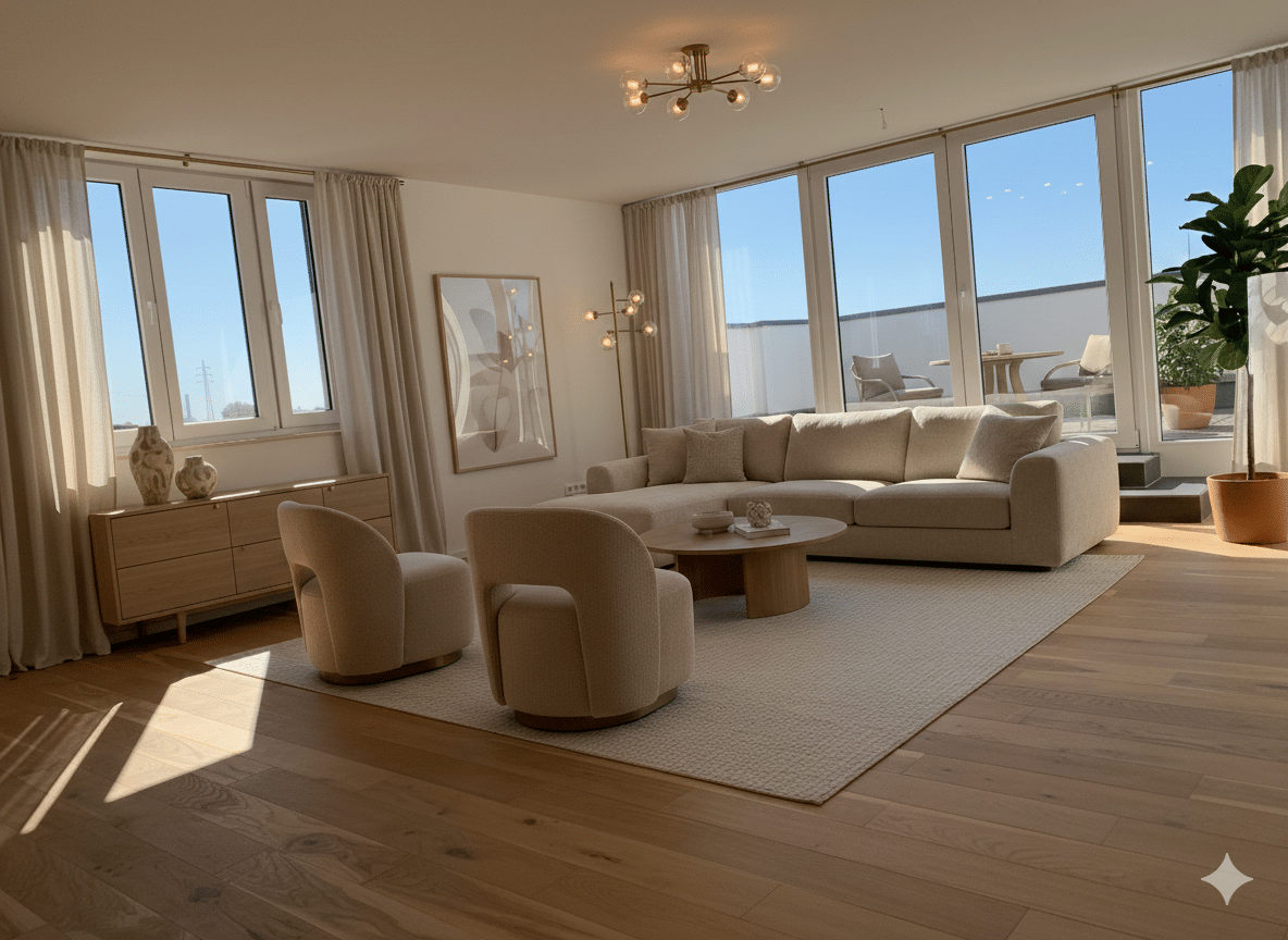 Modernes Penthouse über den Dächern von Sterkrade. – Oberhausen – Vorschaubild 2