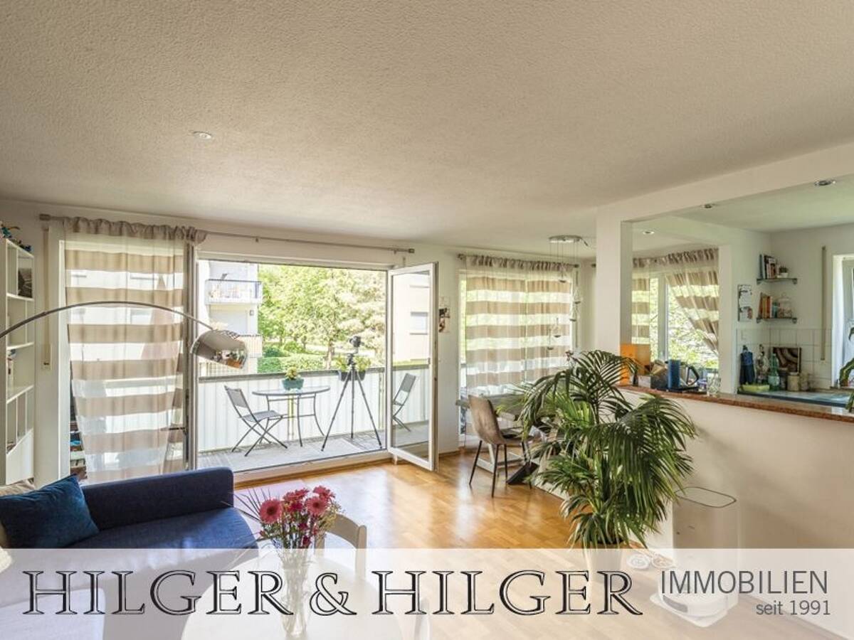 Lichtdurchfluter Wohn-, Koch- u. Essbereich (33 m² + 18 m² Balk.) - abs. ruhig mit Blick ins Grüne – 80807 München – Bild 1 von 9