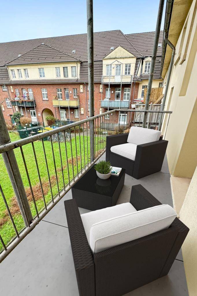 Frei ab 01.07. ! Top renovierte.2,5-Raum- WE im 1.OG mit Balkon ! ** PROVISIONSFREI ! ** – Duisburg – Vorschaubild 8