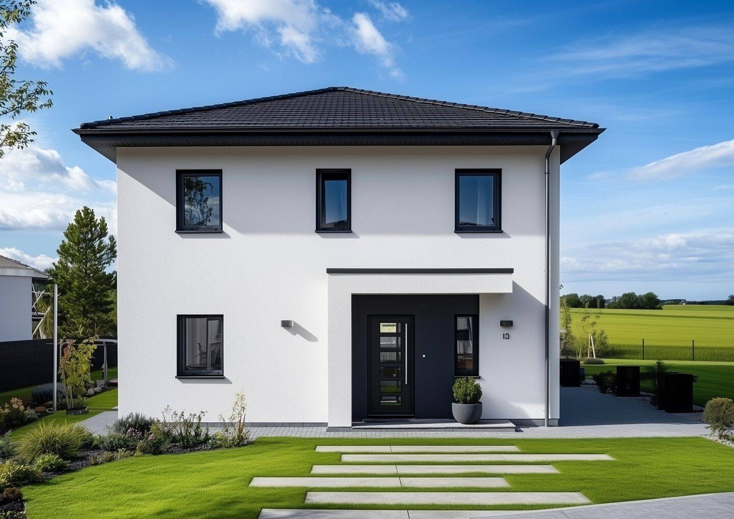 NEUBAU Moderne Stadtvilla in Hagenow: Schlüsselfertig – Hagenow – Vorschaubild 2
