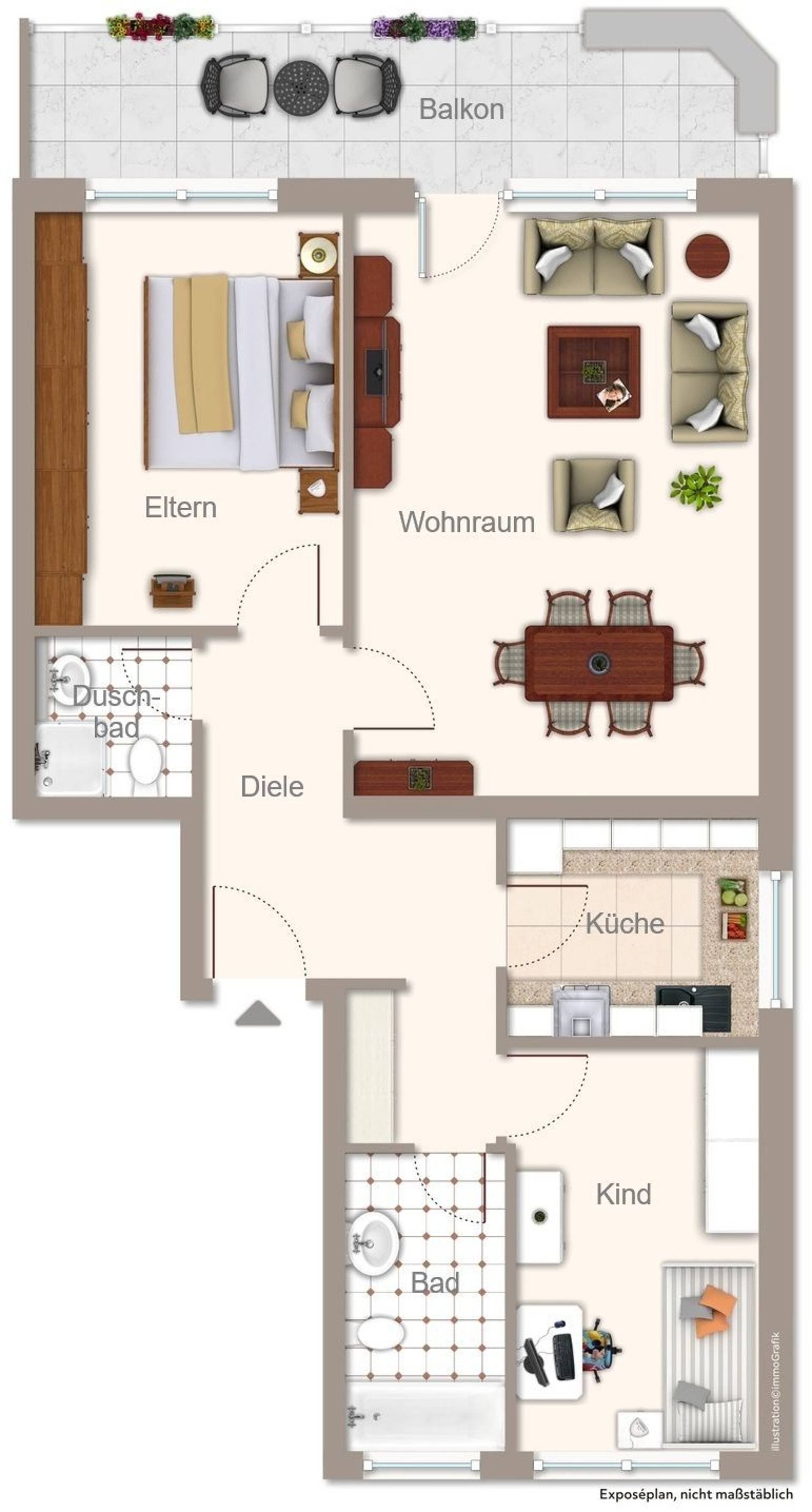 Etagenwohnung in 51375 Leverkusen mit 83 m² kaufen