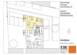 Moderne 2 Zimmer-Wohnung im Herzen von Erlangen – 91052 Erlangen – Vorschaubild 1