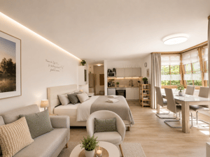 Erholung pur: Gepflegte Ferienwohnung mit Balkon, Tiefgaragenstellplatz und traumhafter Aussicht. – 94572 Schöfweg – Vorschaubild 4