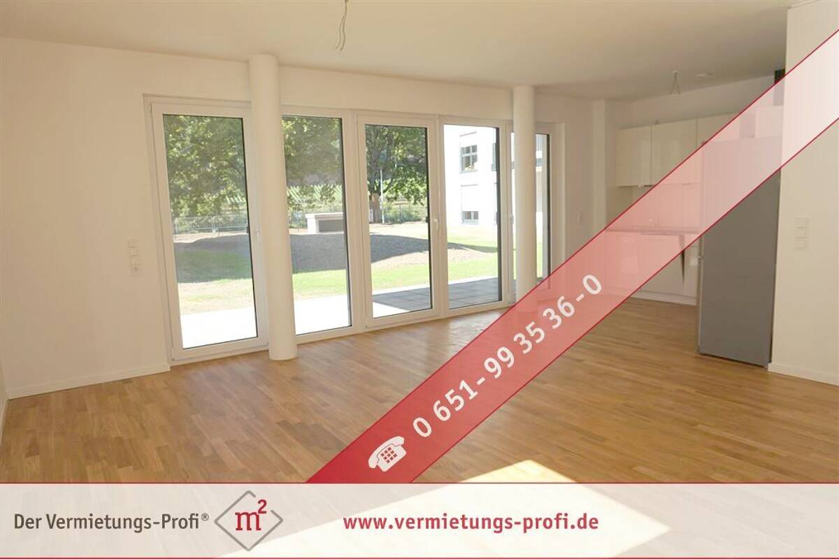 Wohnen im Erdgeschoss - 2-Zimmer-Wohnung mit Terrasse & Einbauküche – 54292 Trier – Bild 1 von 9