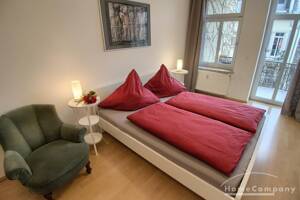 17709 HomeCompany Dresden Möbliert/Furnished 2-Zimmer Apartment mit Balkon in Dresden-Neustadt max. 3 Personen – 1099 Dresden – Vorschaubild 6