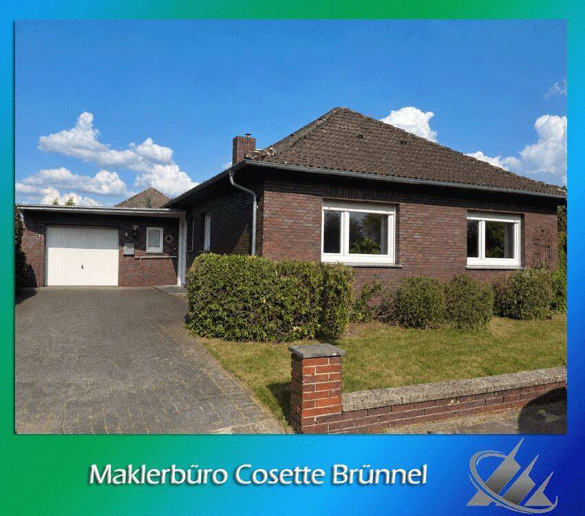 Attraktiver Bungalow mit 5 Zimmern, teilweise ausgebautem Dachboden, Garten und Garage
