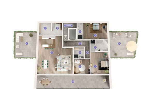 Erdgeschosswohnung in 84453 Mühldorf a.Inn mit 218,22 m² kaufen