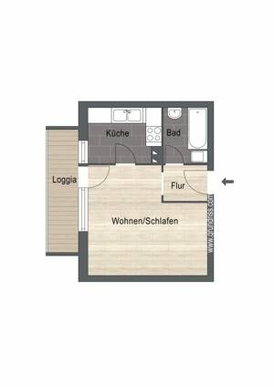 Gemütliches Apartment mit schöner Loggia ... – 90763 Fürth – Vorschaubild 7