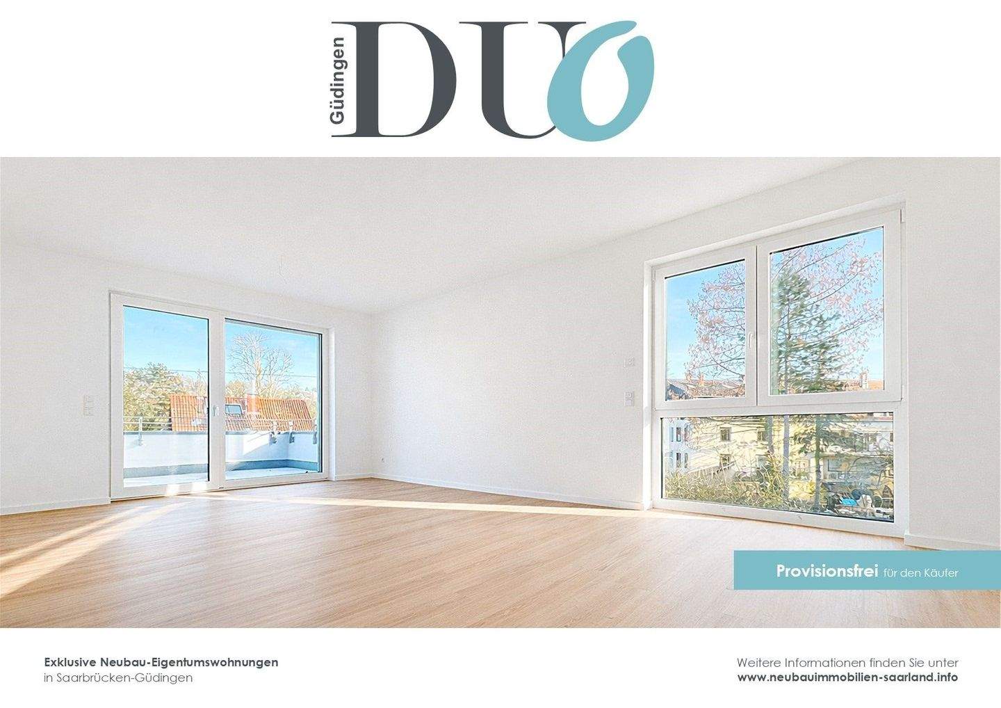 **** DUO Saarbrücken-Güdingen **** Energieeffiziente und bezugsfertige Neubau-Eigentumswohungen